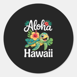 Adesivo Aloha Havaí Tartaruga Ilha Havaiana Crianças Homen