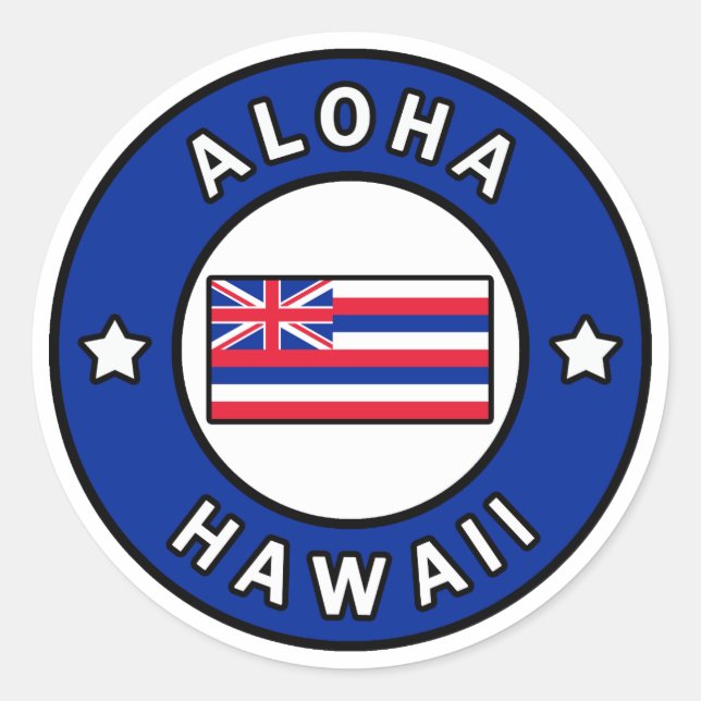Adesivo Aloha Hawaii (Frente)