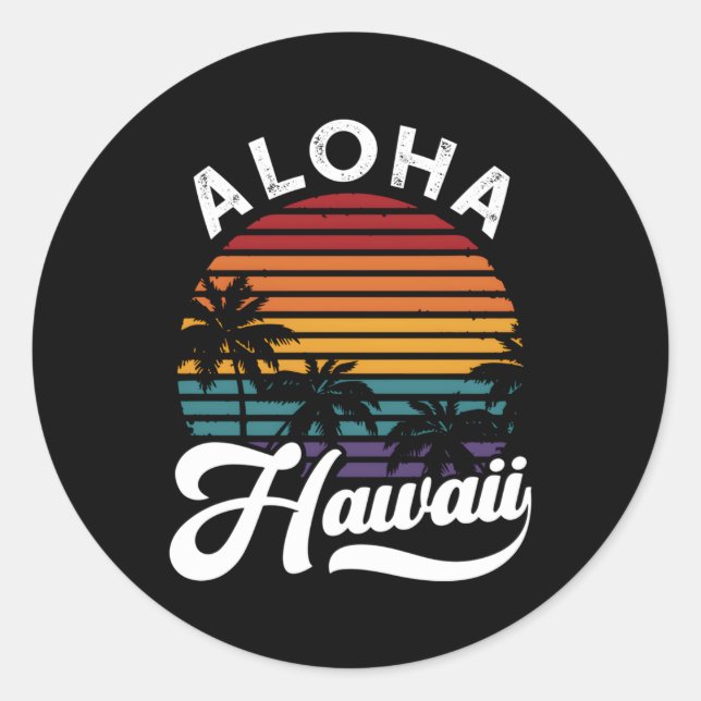 Adesivo Aloha Hawaii (Frente)