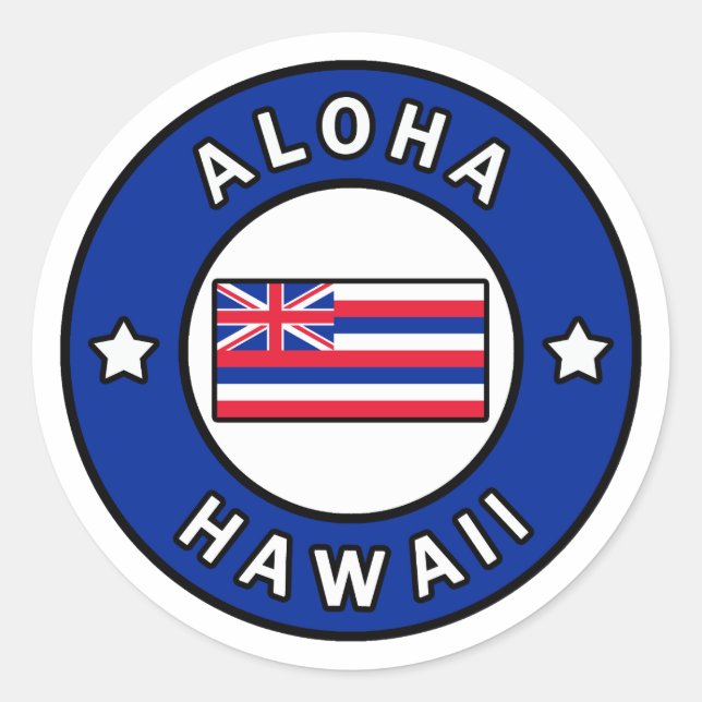 Adesivo Aloha Hawaii (Frente)