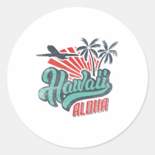 Adesivo Aloha Hawaii Havaiano Figurino L