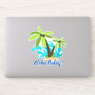 Adesivo Aloha palmeira de sexta-feira