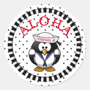 Adesivo Aloha Penguin