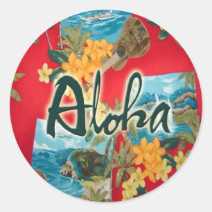 Adesivo Aloha Red