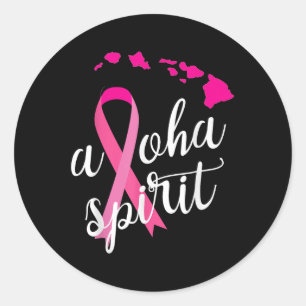 Adesivo Aloha Spirit Breight Cancer Sensibence Hawaii Isla