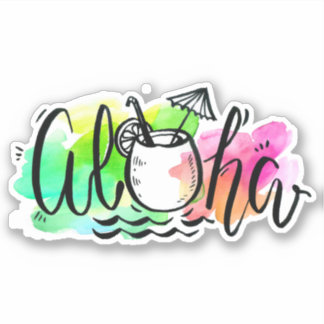 Adesivo Aloha Sticker