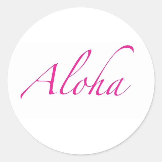 Adesivo Aloha Sticker (Frente)