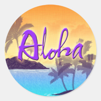 Adesivo Aloha Sunset Sticker