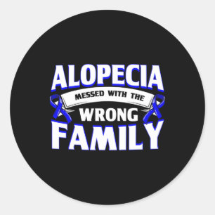 Adesivo Alopecia Alopecia Cresceu Com a Família Errada