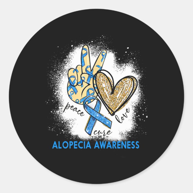 Adesivo Alopecia Desconhecida do Amor Cure (Frente)