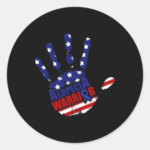 Adesivo Alopecia Sensibilização Cabelo Perda Símbolo Guerr