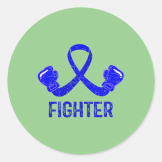 Adesivo Alopecia Warrior Messy Bun Blue Ribbon Alopecia Aw