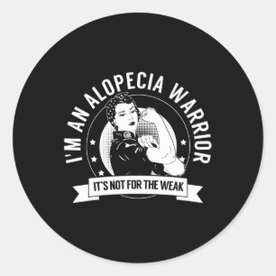 Adesivo Alopecia Warrior NFTW - Sensibilização para a Alop