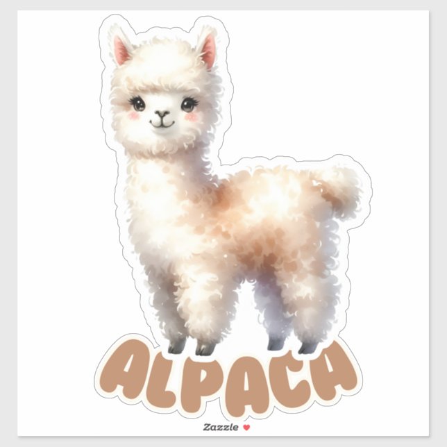 Adesivo Alpaca Adorável - Enfermeiro (Folha)