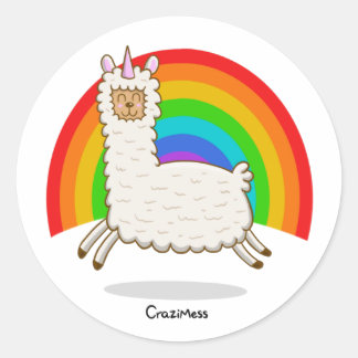 Adesivo Alpacorn Rainbow