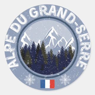 Adesivo Alpe Du Grand-Serre Station de ski