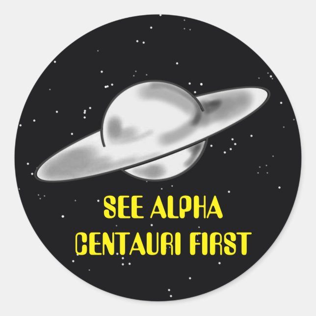 ADESIVO ALPHA CENTAURI FLYCER SAUCER VIAGEM (Frente)