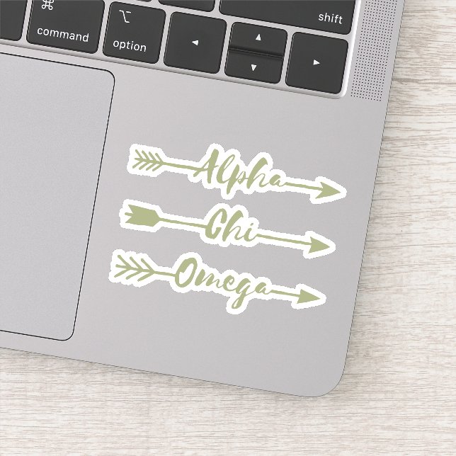 Adesivo Alpha Chi Omega | Setas (Detalhe)