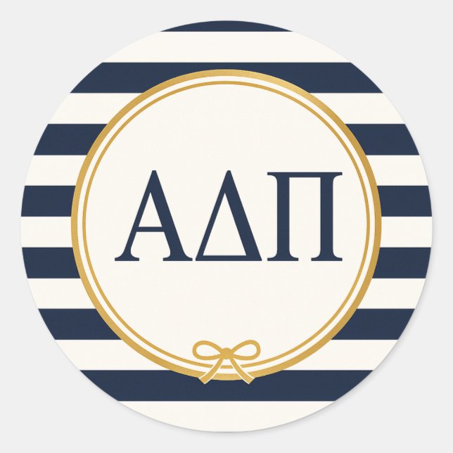 Adesivo Alpha Delta Pi (Frente)