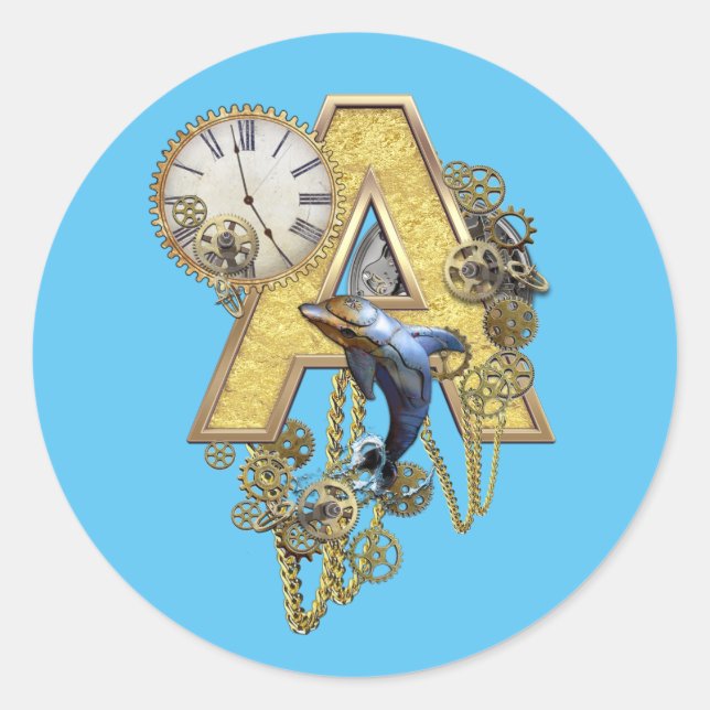 Adesivo Alphabet-monograma - letra A (Frente)