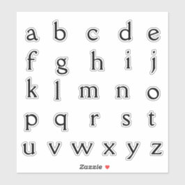 Adesivo Alphabet Monogramas Letras iniciais
