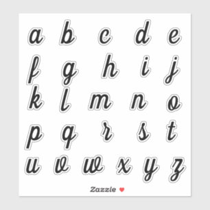 Adesivo Alphabet Monogramas Letras iniciais
