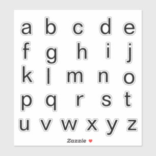 Adesivo Alphabet Monogramas Letras iniciais