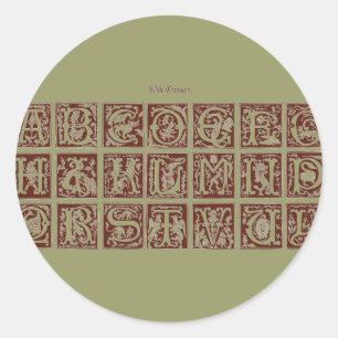 Adesivo Alphabet Sticker