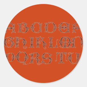 Adesivo Alphabet Sticker