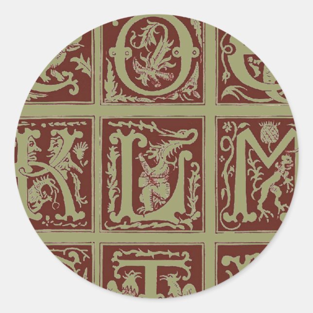 Adesivo Alphabet Sticker (Frente)