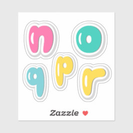 Adesivo Alphabets Sticker