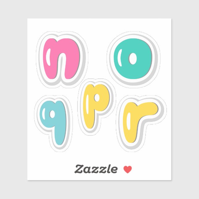 Adesivo Alphabets Sticker (Folha)
