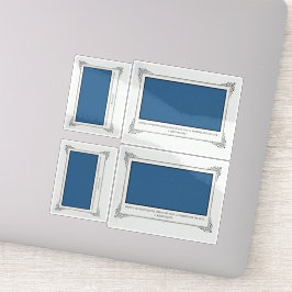 Adesivo Alphonse Allais, April Fools, Blue, Abstrato Art