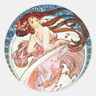 Adesivo Alphonse Mucha Dance