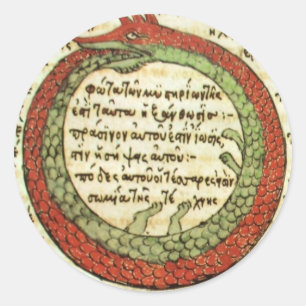 Adesivo ALQUEMIA: oróbios imagens raras