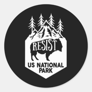 Adesivo Alt Us National Park Resist Service