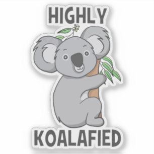 Adesivo Altamente Koalafied Koala - Corte de Contorno