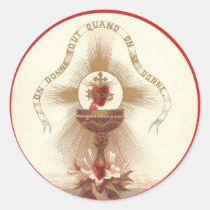 Adesivo Altar transversal de Jesus do comunhão do