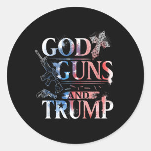 Adesivo Alteração T Shirt Trump 45 Deus Armas E Shir Trump