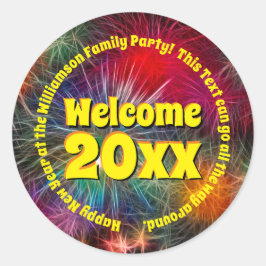 Adesivo Alterar Ano Editar Texto Adicionar Nome Ano Novo 2