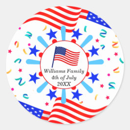 Adesivo Alterar qualquer texto EUA Sinalizar Independência