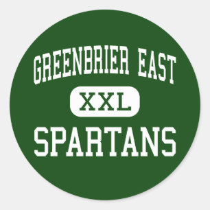 Adesivo Alto do leste de Greenbrier - Spartans - -