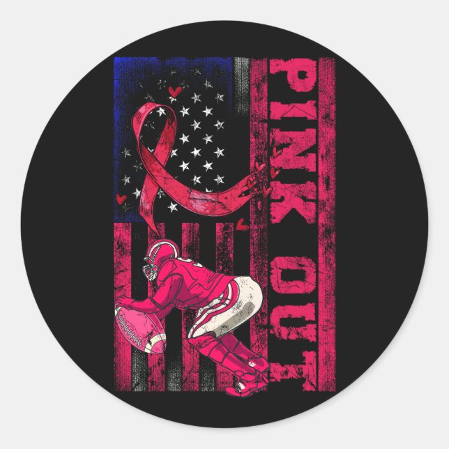 Adesivo Altura do Cancer de Mama Rosa C (Frente)