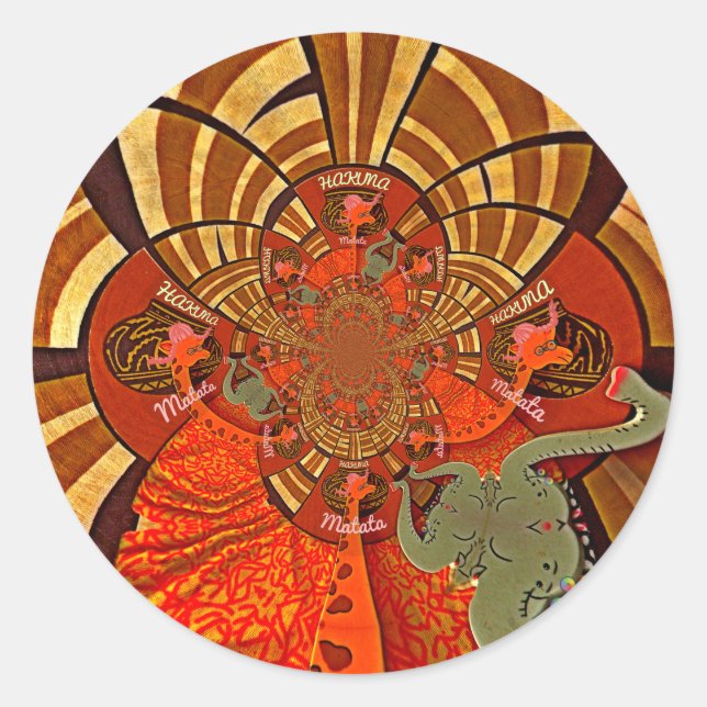 Adesivo Alturas Impressionantes: Linda Girafa Africana Eng (Frente)