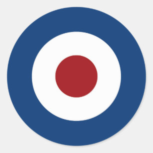 Adesivo Alvo de Arquivamento de Mod Bullseye