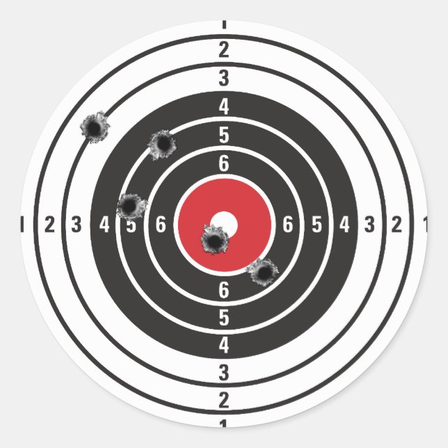 Adesivo Alvo de disparo (Frente)