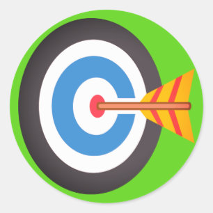 Adesivo Alvo Emoji do arco