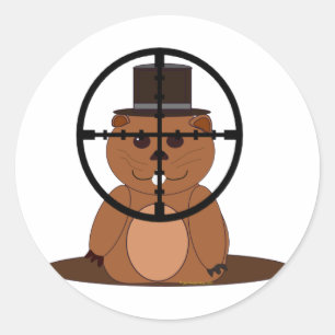Adesivo Alvo: groundhog