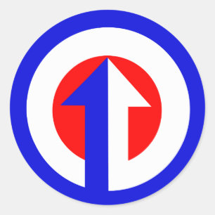 Adesivo Alvo & seta modernos