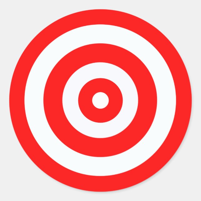 Adesivo Alvos de disparo de alta visibilidade brilhantes (Frente)